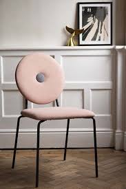 Modern Round Back Dining Chair In Blush Pink Rockett St George Round Back Dining Chairs Wooden Dining Chairs Pink Dining Chairs