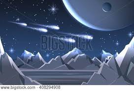 Astronaut space suit moon surface cartoon astronaut. Space Planet Surface Vector Photo Free Trial Bigstock
