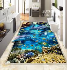 3 boyutlu tünel duvar kağıdı. 3d Pvc Doseme Ozel Duvar Sticker Uc Boyutlu Yunus Deniz Dunya 3d Banyo Doseme Boyama Fotograf Duvar Kagidi Duvarlar Icin Wallpapers For Custom Wall Stickerswall Sticker Aliexpress