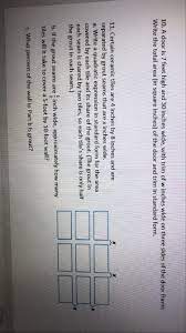 Feet to inches (ft to in) conversion calculator for length conversions with additional tables and formulas. Answered 10 A Door Is 7 Feet High And 30 Inches Bartleby
