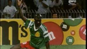 A forward, he starred on the cameroon . Roger Milla Abseits At