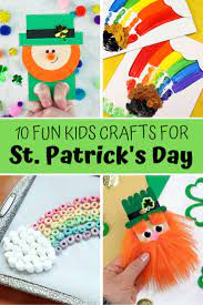 Be sure to celebrate the day by wearing something green or risk getting pinched! 10 Fun St Patrick S Day Crafts For Kids