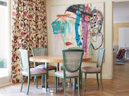 Our dining furniture options have you covered, no matter the size and layout of your room or how many people you need to seat. Teal Dining Chairs Eclectic Dining Room Diane Bergeron Interiors
