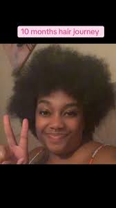 My hair journey of 10 months!! #fypシ #growthjourney #growth #hairgoals