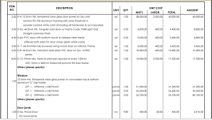 The bill templates can either be directly used or need some editing before being usable. Boq Bill Of Quantities Quotaion By Interior Designers Png Interior Design Quotes Quotations Interior Design Resume