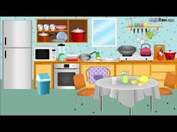 Belajar Bahasa Inggris Mengenal Kosa Kata Benda Dalam Rumah Di Dapur D Belajar Di Rumah Ruangan Rumah