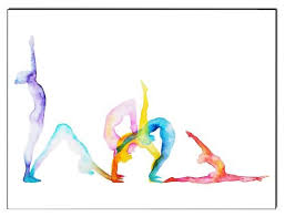 One Breath One Move Fine Art Print Yoga Gymnastics Etsy Yoga Art Painting Yoga Art Yoga Illustration