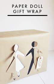 Gifts Wrapping Ideas Cute Paper Doll Gift Wrap How Toperfect For Bridal Showers And Kids Birthday Wedding Gift Wrapping Diy Gift Wrapping Gift Wrapping