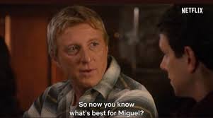 Johnny kommer inte att gilla att Miguel knyter an till Daniel. Vad tror du?  : r/cobrakai