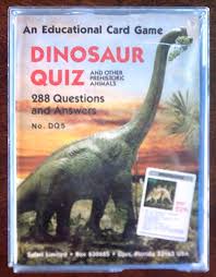Trivia questions are conversation games or a quiz program that is simple, without many rules and tests the awareness of kids on diverse subjects and content. Treasure Box 881 6463 Educational Dinosaur Quiz Game
