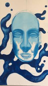 falando um pouco mais do processo pq esse video ficou curto …., o azul se  torna quase neon quando misturado com o branco titânio, mais frio e próximo  do branco branco do que o branco de zinco (que eu ...