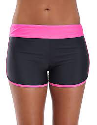 Women S Swim Shorts Sports Swim Bottom Tankini Bikini Bottoms Modest Black Pink Ch184hxh7wl Swim Shorts Women Swimsuit With Shorts Tankini Bottoms