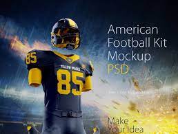 Download American Football Kit Mockup Psd By Object Mockup Football Kits American Football Football