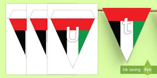If you want colored (already filled with colors) united arab emirates flag graphic to. Uae Flag National Day Display Bunting Teacher Made