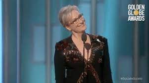 From chrissy teigen's tearful moment to emma stone handling tina fey's big eyes joke like a champ, here are our favorite gifs from the evening, courtesy of giphy Meryl Streep Awards Shows Gif By Golden Globes Find Share On Giphy