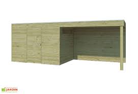 Abri De Jardin En Bois D Epicea Traite Extension Qube 12 M En 2020 Abri De Jardin Jardins En Bois Cabanon De Jardin