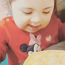 Aquí practicando los números