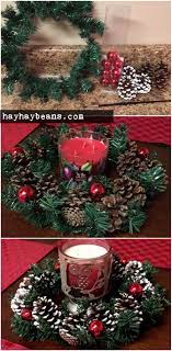 Diy Christmas Centerpiece For Only 2 Christmas Candles Diy Christmas Centerpieces Diy Christmas Centerpieces