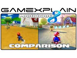 Mario Kart 8 Moo Moo Meadows Head To Head Comparison Wii U Vs Wii