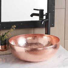16 inch maestro round copper vessel