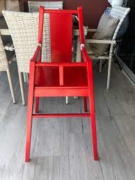 Related reviews you might like. Ikea Red Wooden High Chair With Table Furniture Tables Chairs On Carousell