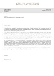 Career the writer of this cover letter works in marketing, so hopefully he's able to market for himself with a st. Administrative Intern Cover Letter Example Kickresume