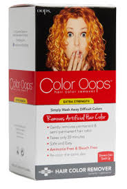 To avoid drying out your ends, you should. Color Oops Extra Strength Hair Color Remover 1 Ct Kroger