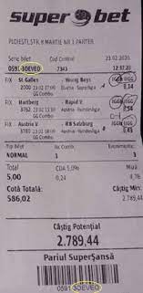 Operatorul superbet (l1160659w000328) deține mai mult de 650 de agenții de pariuri stradale în românia. Verificare Bilet Superbet 2021 Cum Afli DacÄ Ai CaÈtigat