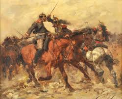 Cavalry Battle Franco Prussian War Military Art Military Artwork Military History