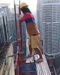 At Least He S Wearing A Hard Hat Forklift Osha Forkliftlicense Forklifttraining Forkliftcertification Forkliftlabs Safety Rope Forklift Training Forklift