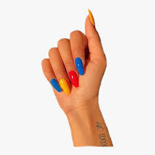 So, girls, i cannot imagine what is. Acrylics Hehe Blue And Red Acrylic Nails Hd Png Download Kindpng