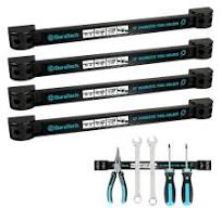 DURATECH 12" Magnetic Tool Holder Strip 4 Pack Heavy Duty ...