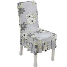 Sold and shipped by the lakeside collection. Mocaa Printed Pattern Furniture Slipcover For Dining Room Chair Long Skirt Covers M010 Diamond Dining Chair Slipcovers Home Ourvagabondstories Com