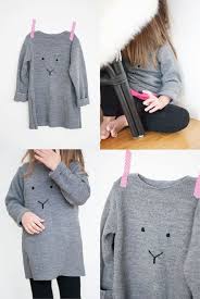 Turn The Drabbest Of Sweatshirts Into A Cute Li L Critterface Kleidung Selber Nahen Mode Zum Selbermachen Und Kleidung Nahen