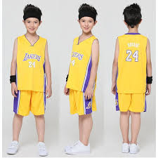 Awesome stencil dude, i wanna get into do doing colors like that instead of boring gray and black ones. 3 Color Boy Suit Sets Los Angeles Lakers No 24 Kobe Bryant Kid Basketball Jersey Shopee Malaysia