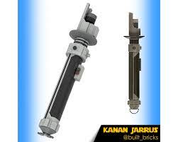 Featuring accurate details to the films, this is a build which will look great on display, yet sturdy enough to show off to friends and family. Lego Moc Kanan Jarrus Lightsaber By Built Bricks Rebrickable Build With Lego