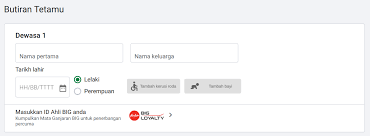 Masukkan nombor kad pengenalan di ruang yang disediakan. Bagaimanakah Saya Harus Mengisi Butiran Tetamu Dan Butiran Perhubungan Ketika Membuat Tempahan Penerbangan
