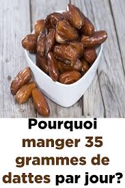 Pourquoi Manger 35 Grammes De Dattes Par Jour Lemon Benefits Nutrition Food