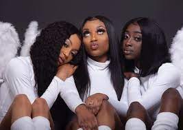 The art of black hair creativity. Shop Now Pay Later Hair Extensions Dynasty Goddess Hair Usa Sisters Photoshoot Black Girl Groups Glam Photoshoot