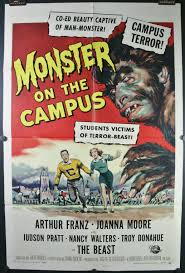 Monster On The Campus Original 50s Scifi Movie Poster 4sale Movie Posters Vintage Classic Movie Posters Best Sci Fi Movie