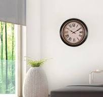 La Crosse Technology 18 in. Traditions Antique Brown Quartz Analog Wall  Clock 404-3045BK