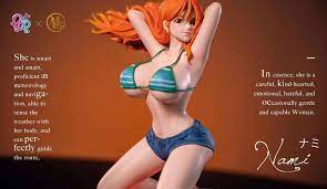 Nami's breasts are enlarged into an H figure. - PrimPom