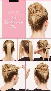 Make A Braided Ballerina Bun Alldaychic Hair Styles Braided Hairstyles Updo Long Hair Styles