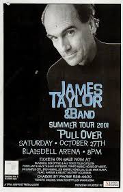 James Taylor Vintage Concert Poster from Greek Theatre, Jul 29, 2008 at  Wolfgang's