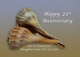 How about a christmas ornament? Happy 21st Anniversary Daughter And Son In Law Seashells Card Ad Sponsored St Ann Happy 21st Anniversary Happy 54th Anniversary Happy 60th Anniversary