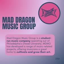 Meet Mad Dragon Music Group! The Drexel University student-run music  company is back and better than ever 🌟 We are so excited for the future of  MDMG, but first, here's a bit