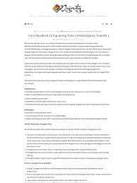 Contoh peta jaring jaring tematik. Cara Membuat Jaring Jaring Tema Pembelajaran Tematik Majority Pdf