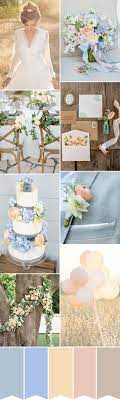 A Pretty Palette For A Blue And Peach Wedding Onefabday Com Wedding Colors Peach Wedding Wedding Themes Summer