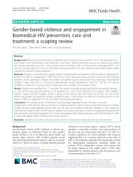 Filmografia di eileen baral elenco dei film con video recensioni trama trailer successi da oscar film per sapere tutto quello che eileen baral ha fatto al cinema, come attore, regista o sceneggiatore. Pdf Gender Based Violence And Engagement In Biomedical Hiv Prevention Care And Treatment A Scoping Review