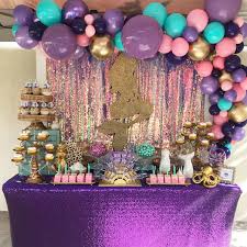 Mermaid Dessert Table Mermaid Theme Birthday Mermaid Birthday Party Decorations Mermaid Party Decorations